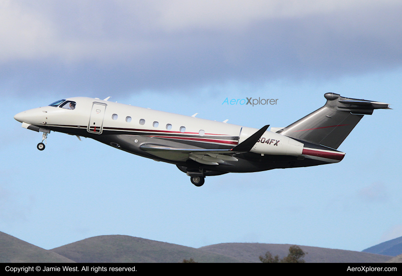 Photo of N604FX - FlexJet Embraer Praetor 600 at LVK on AeroXplorer Aviation Database