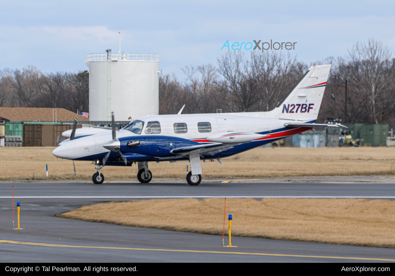 Photo of N27BF - PRIVATE Piper PA-31 Cheyenne at MTN on AeroXplorer Aviation Database