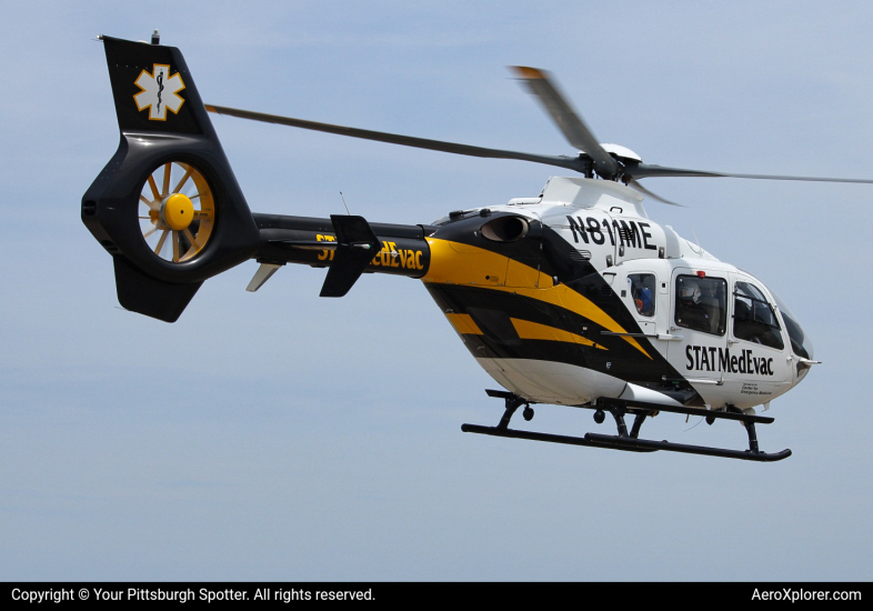 Photo of N811ME - STAT MedEvac Eurocopter EC135 at AGC on AeroXplorer Aviation Database