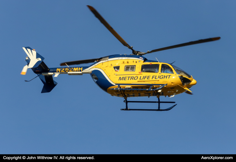 Photo of N262MH - Metro Life Flight  Airbus Helicopters H145 at LUK on AeroXplorer Aviation Database
