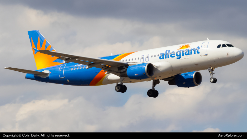 Photo of N243NV - Allegiant Air Airbus A320 at SFB on AeroXplorer Aviation Database