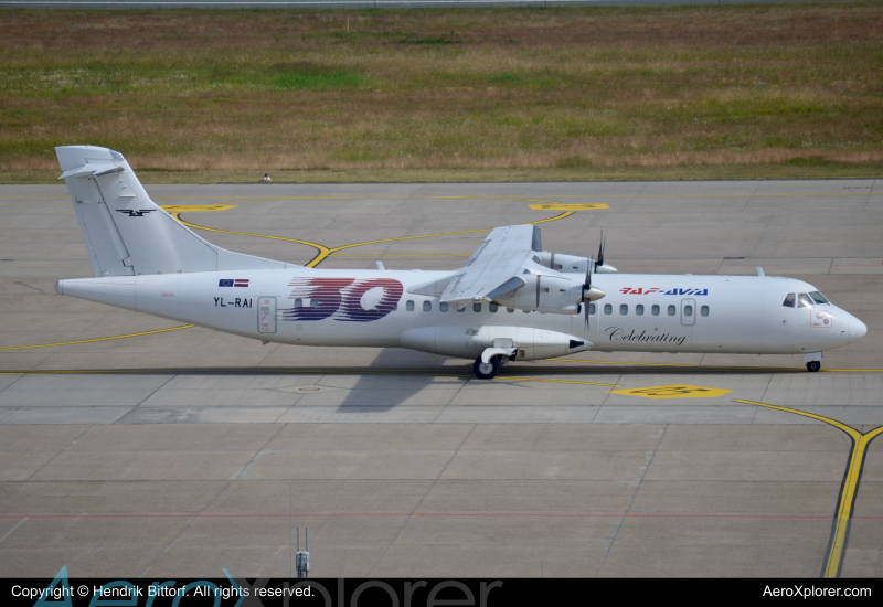 Photo of YL-RAI - RAF-AVIA ATR 72-200 at NUE on AeroXplorer Aviation Database