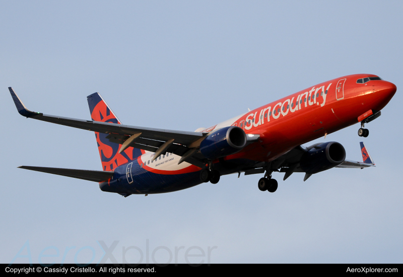 Photo of N840SY - Sun Country Airlines Boeing 737-800 at TUS on AeroXplorer Aviation Database