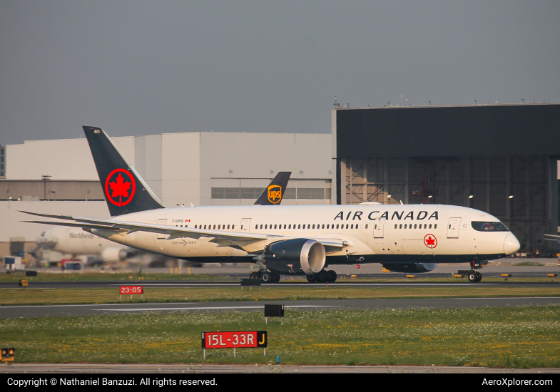 Photo of C-GHPQ - Air Canada Boeing 787-8 at YYZ on AeroXplorer Aviation Database