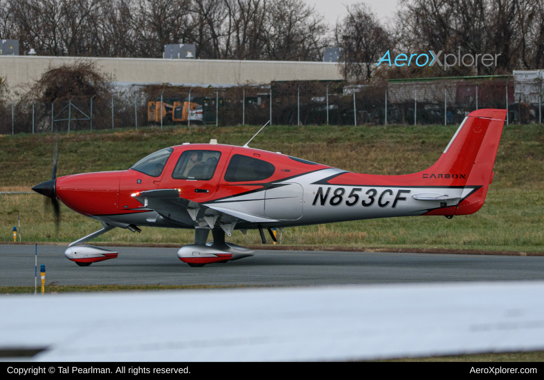 Photo of N853CF - PRIVATE Cirrus SR-22 at GAI on AeroXplorer Aviation Database