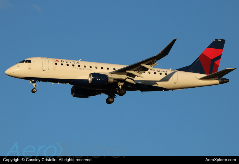 Photo of N289SY - Delta Connection Embraer E175 at TUS on AeroXplorer Aviation Database