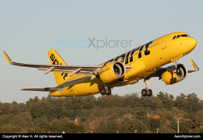 Photo of N945NK - Spirit Airlines Airbus A320NEO at MHT on AeroXplorer Aviation Database