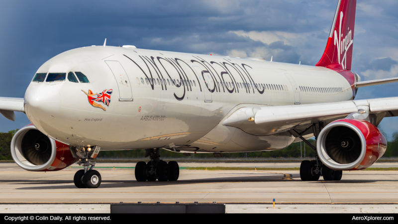 Photo of G-VWAG - Virgin Atlantic Airbus A330-300 at MCO on AeroXplorer Aviation Database
