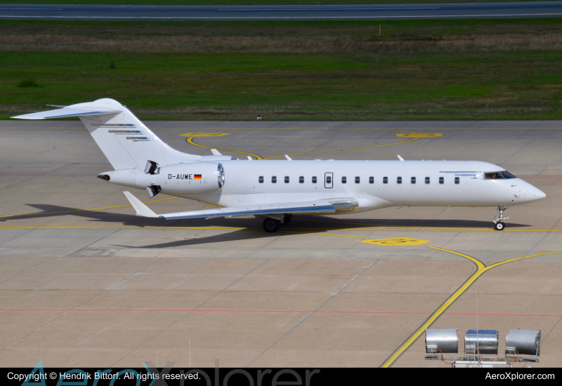 Photo of D-AUWE - FAI Aviation  Bombardier Global Express at NUE on AeroXplorer Aviation Database