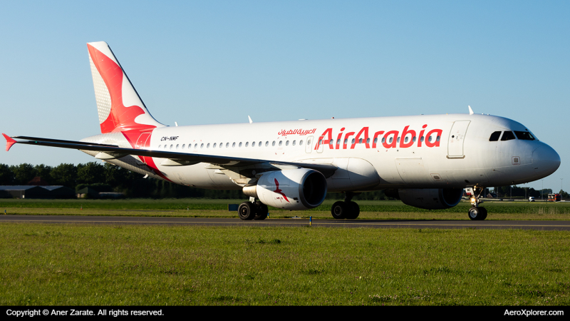 Photo of CN-NMF - Air Arabia Airbus A320 at AMS on AeroXplorer Aviation Database