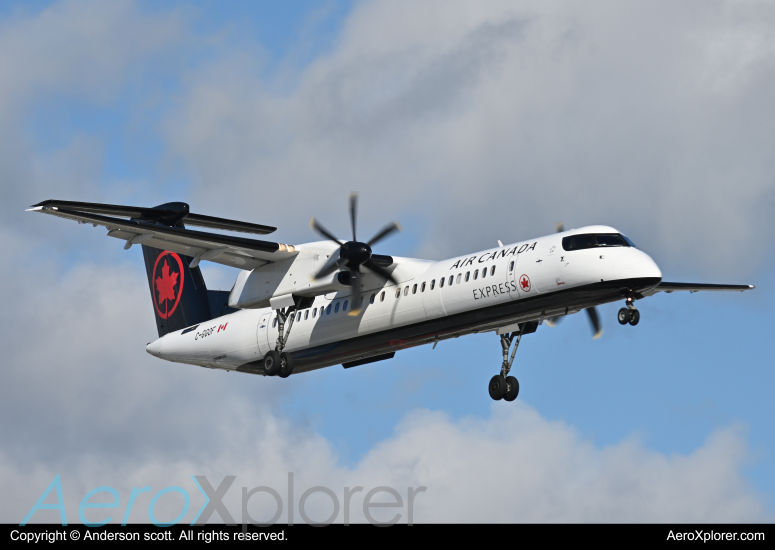 Photo of C-GGOF - Air Canada Express De Havilland Dash-8 Q400 at YYZ on AeroXplorer Aviation Database