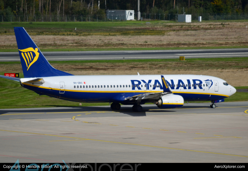 Photo of 9H-QBS - RyanAir Boeing 737-800 at NUE on AeroXplorer Aviation Database