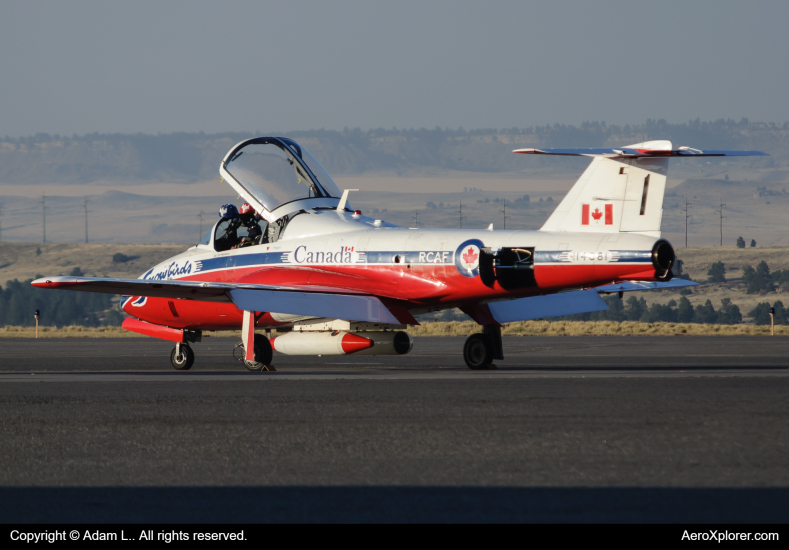 Photo of 114081 - Royal Canadian Air Force Canadian CT-144 Tutor at BIL on AeroXplorer Aviation Database