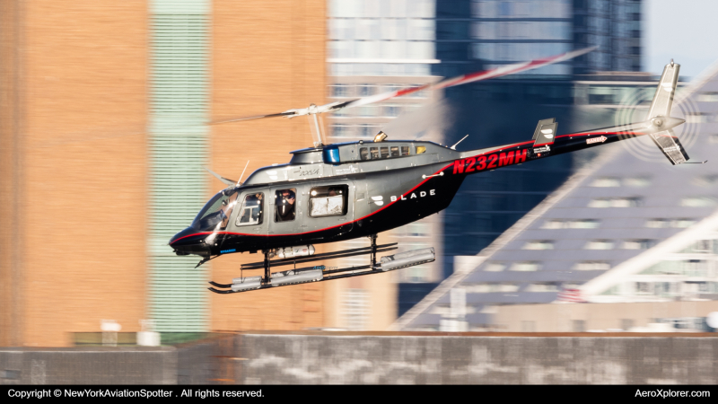 Photo of N232MH - PRIVATE Bell 206 at JRA on AeroXplorer Aviation Database