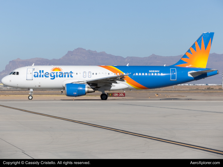 Photo of N238NV - Allegiant Air Airbus A320 at AZA on AeroXplorer Aviation Database