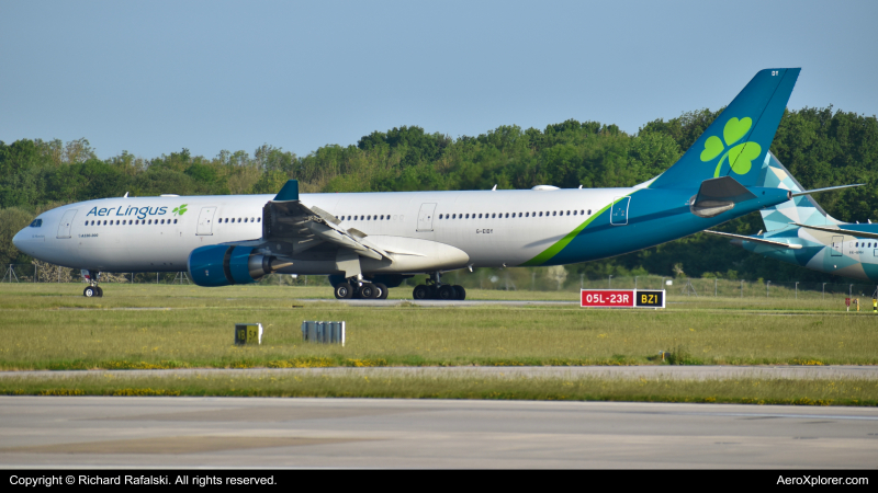 Photo of G-EIDY - Aer Lingus Airbus A330-300 at MAN on AeroXplorer Aviation Database