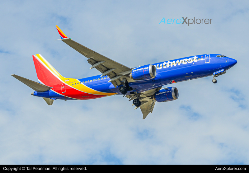 Photo of N8707P - Southwest Airlines Boeing 737 MAX 8 at BWI on AeroXplorer Aviation Database