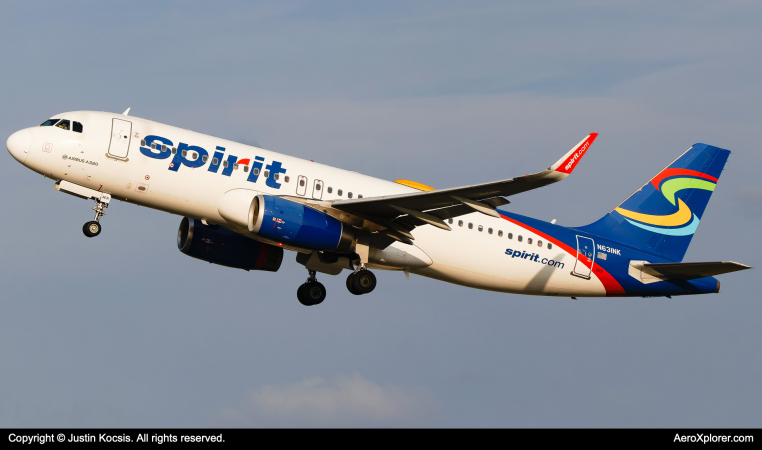 Photo of N631NK - Spirit Airlines Airbus A320 at TPA on AeroXplorer Aviation Database