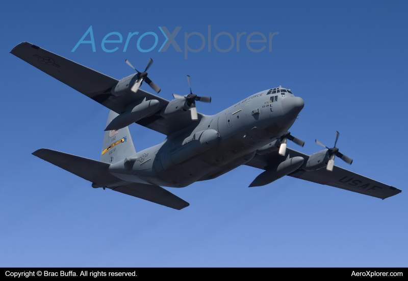 Photo of 95-6710 - USAF - United States Air Force Lockheed C-130H Hercules at N/A on AeroXplorer Aviation Database