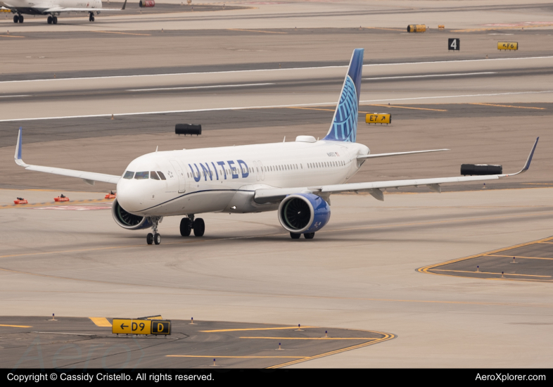 Photo of N14503 - United Airlines Airbus A321NEO at PHX on AeroXplorer Aviation Database