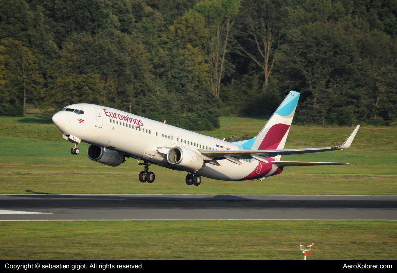 Photo of D-ABKJ - Eurowings Boeing 737-800 at cgn on AeroXplorer Aviation Database