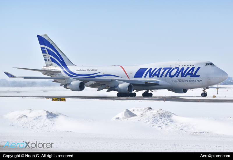 Photo of N729CA - National Airlines Boeing 747-400 at YYZ on AeroXplorer Aviation Database