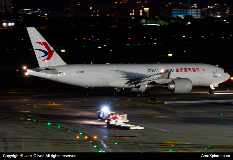 Photo of B-223A - China Cargo Airlines Boeing 777-F at JFK on AeroXplorer Aviation Database