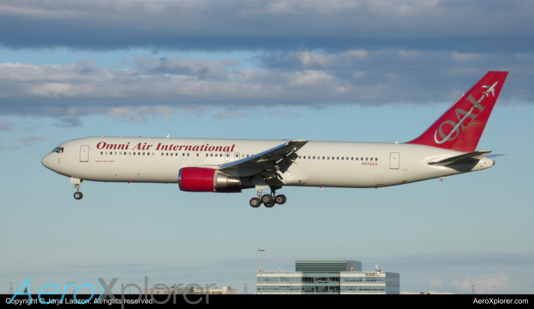 Photo of N378AX - Omni Air International Boeing 767-300ER at YYZ on AeroXplorer Aviation Database