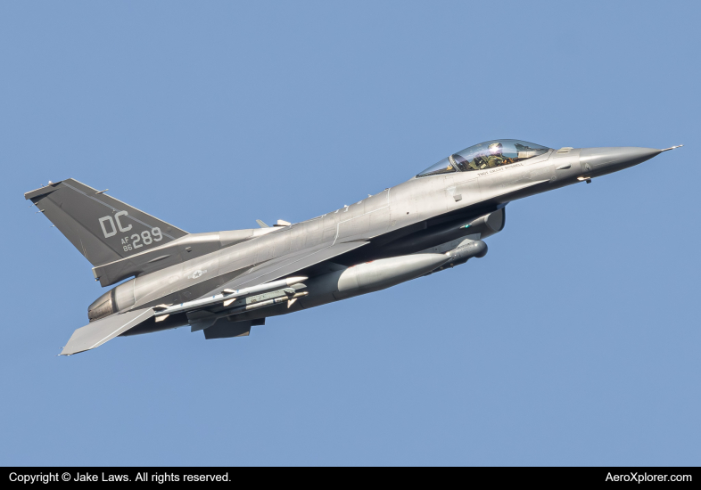 Photo of 86-0289 - USAF - United States Air Force General Dynamics F-16 Fighting Falcon at ADW on AeroXplorer Aviation Database