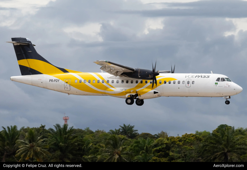 Photo of PR-PDY - Voepass Linhas Aéreas ATR 72-500 at SSA on AeroXplorer Aviation Database