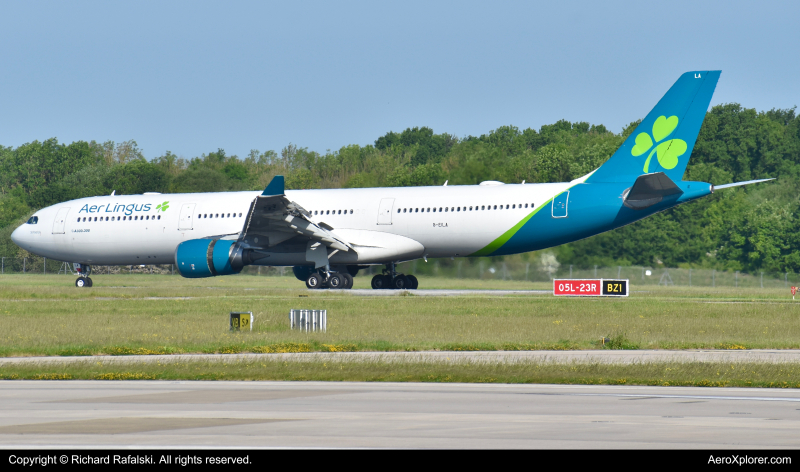 Photo of G-EILA - Aer Lingus Airbus A330-300 at MAN on AeroXplorer Aviation Database