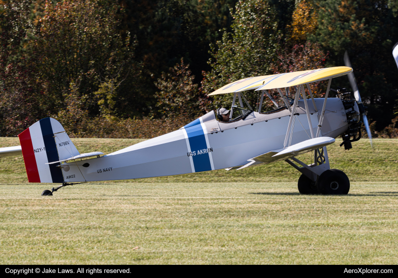 Photo of N766V - PRIVATE Consolidated N2Y-1 at EZF on AeroXplorer Aviation Database