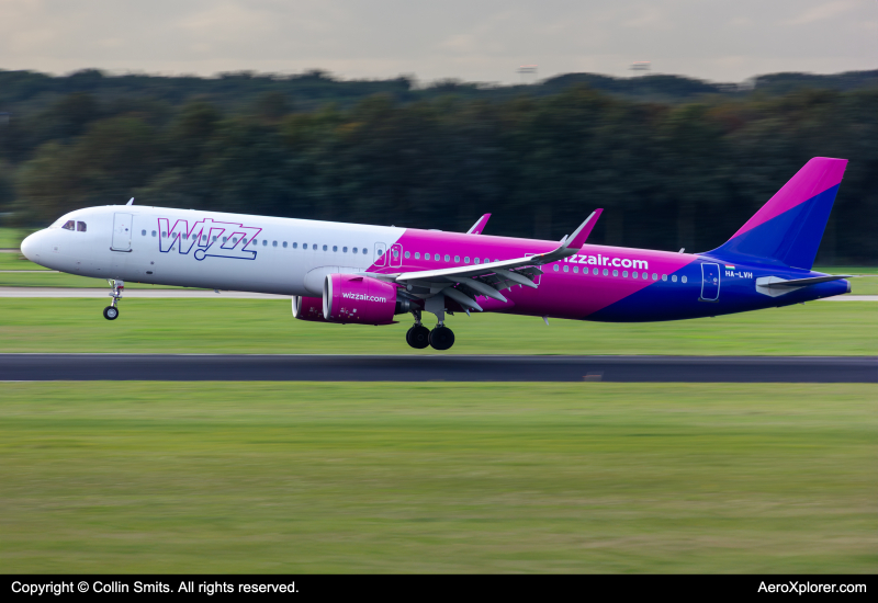 Photo of HA-LVH - Wizz Air Airbus A321-271NX at EIN on AeroXplorer Aviation Database