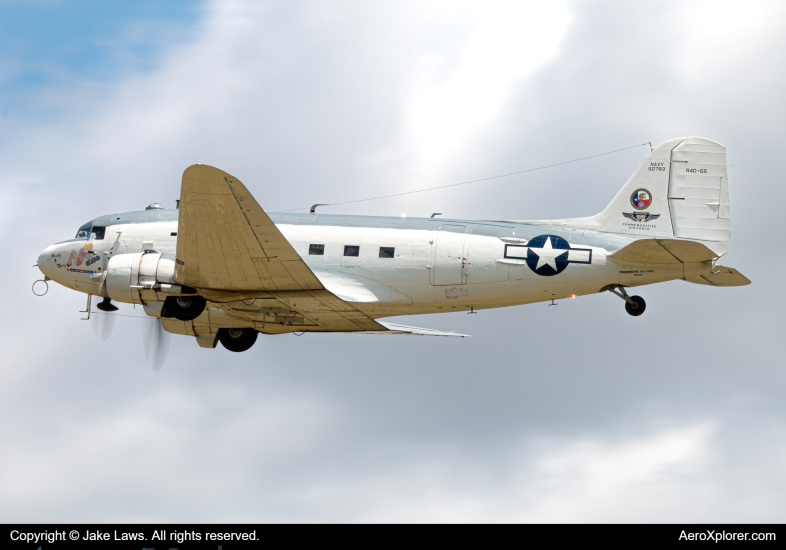 Photo of N151ZE - PRIVATE Douglas C-47 Skytrain/Dakota at RDG on AeroXplorer Aviation Database