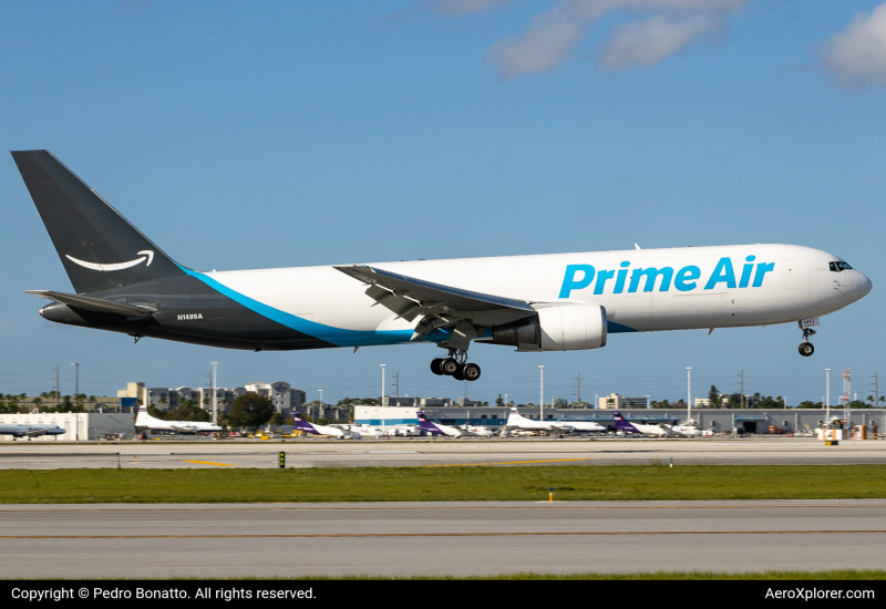 Photo of N1499A - Prime Air Boeing 767-300F at MIA on AeroXplorer Aviation Database