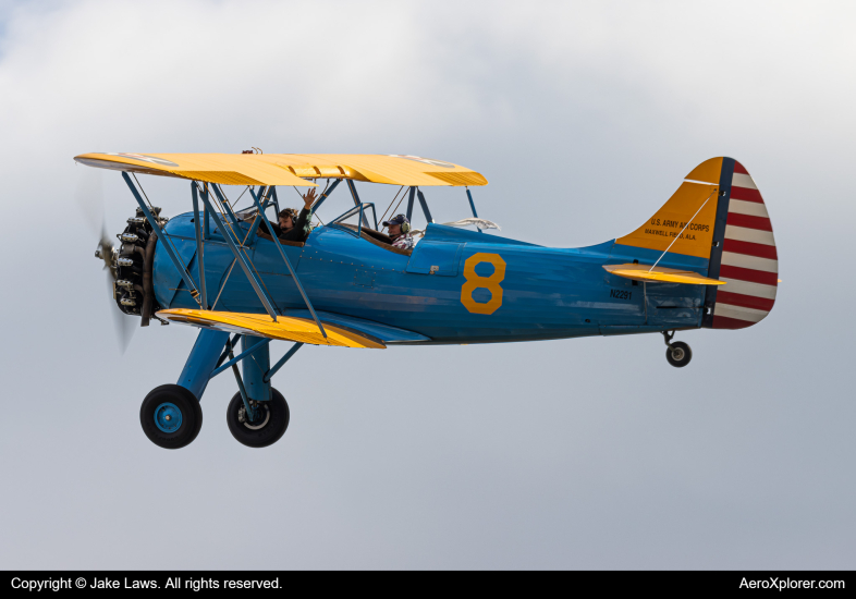 Photo of N2291 - PRIVATE Boeing Stearman at EZF on AeroXplorer Aviation Database