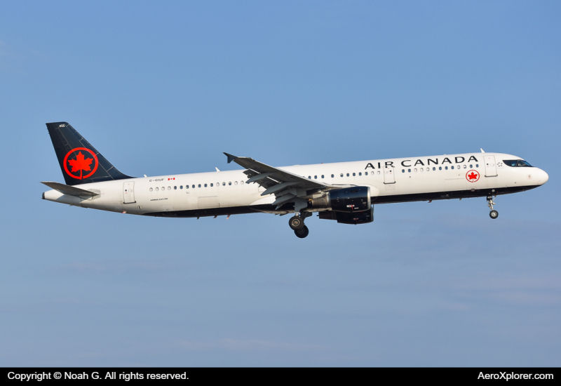 Photo of C-GIUF - Air Canada Airbus A321-200 at YYZ on AeroXplorer Aviation Database