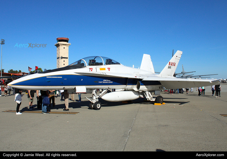 Photo of N846NA - NASA McDonnell Douglas F/A-18A/B Hornet at SUU on AeroXplorer Aviation Database