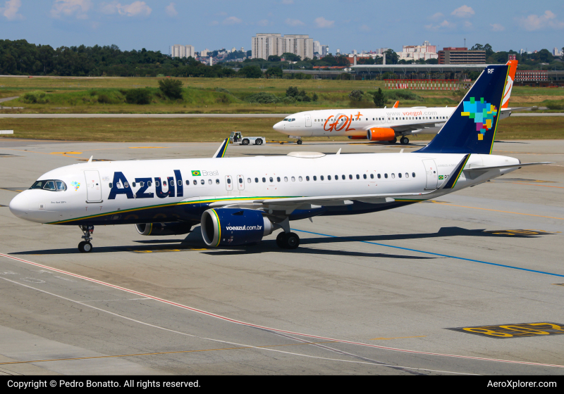Photo of PR-YRF - Azul  Airbus A320NEO at GRU on AeroXplorer Aviation Database