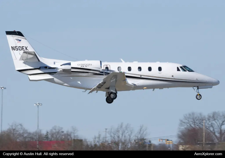 Photo of N50EK - PRIVATE Cessna 560XLS Citation Excel at PIT on AeroXplorer Aviation Database