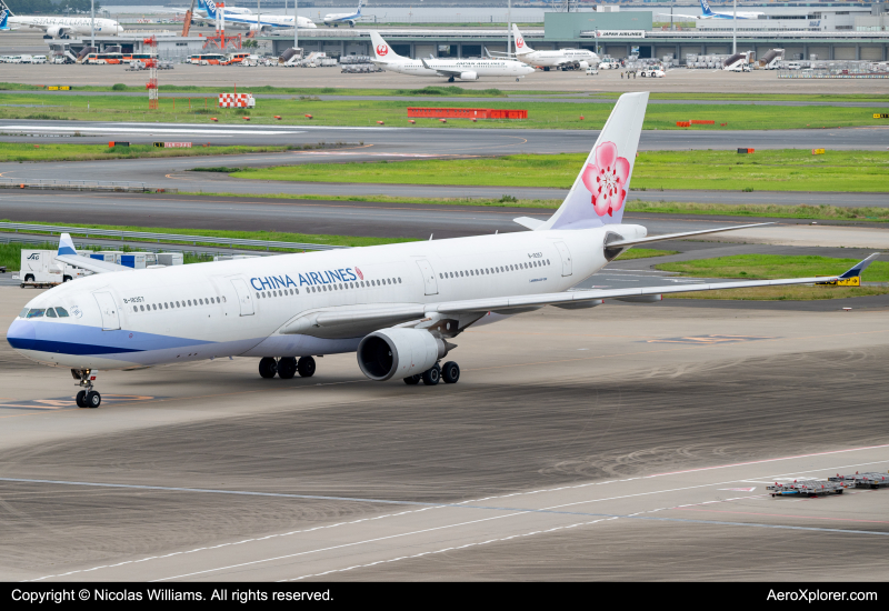 Photo of B-18357 - China Airlines Airbus A330-300 at HND on AeroXplorer Aviation Database