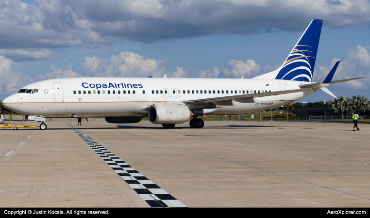 Photo of HP-1836CMP - Copa Airlines Boeing 737-800 at TPA on AeroXplorer Aviation Database