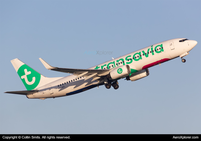 Photo of PH-HZL - Transavia Airlines Boeing 737-800 at EIN on AeroXplorer Aviation Database