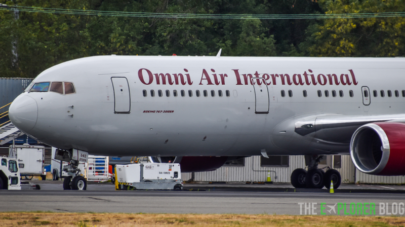 Photo of N342AX - Omni Air International Boeing 767-300ER at BFI on AeroXplorer Aviation Database