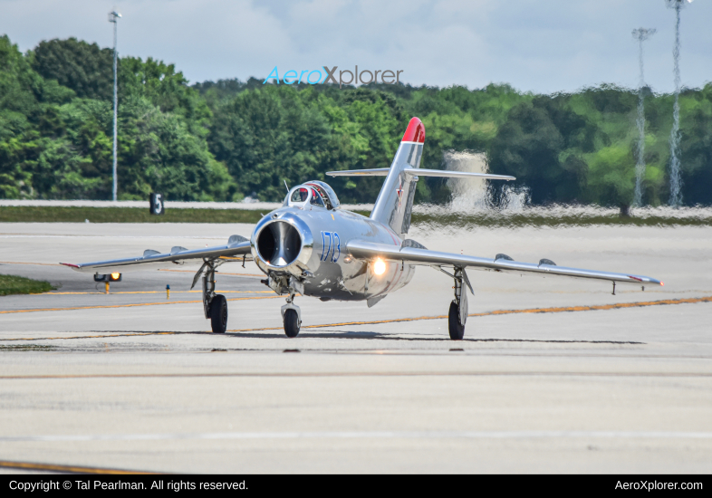 Photo of N1713P - PRIVATE Mikoyan-Gurevich MiG-17 at DOV on AeroXplorer Aviation Database
