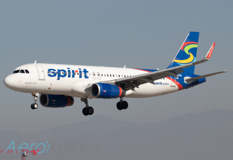 Photo of N627NK - Spirit Airlines Airbus A320 at LAX on AeroXplorer Aviation Database