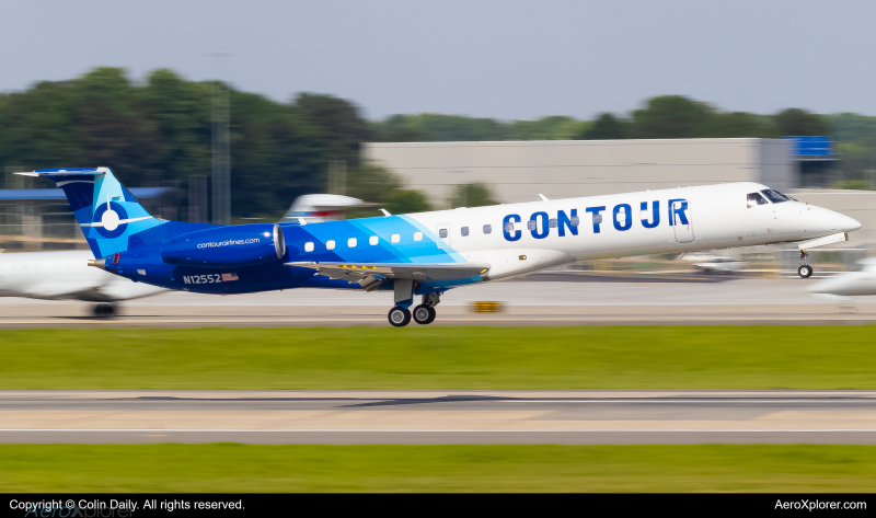 Photo of N12552 - Contour Aviation Embraer E145 at CLT on AeroXplorer Aviation Database