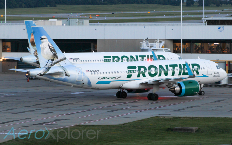 Photo of N367FR - Frontier Airlines Airbus A320NEO at CVG on AeroXplorer Aviation Database