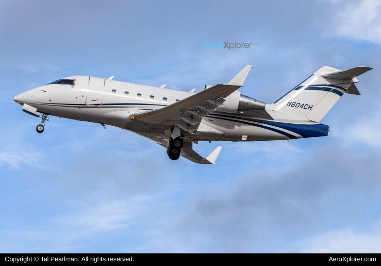 Photo of N604CH - PRIVATE Bombardier Challenger 604 at MTN on AeroXplorer Aviation Database