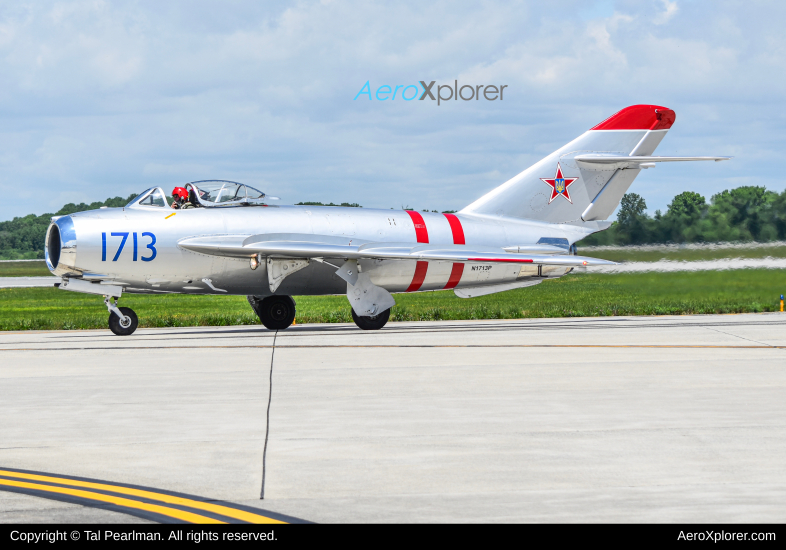 Photo of N1713P - PRIVATE Mikoyan-Gurevich MiG-17 at DOV on AeroXplorer Aviation Database